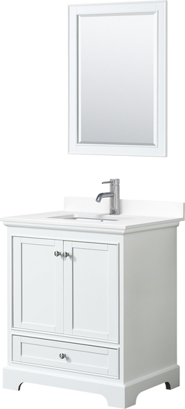 vintage double sink vanity Wyndham Vanity Set White Modern