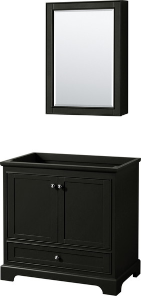 dark bathroom cabinets Wyndham Vanity Cabinet Espresso Modern