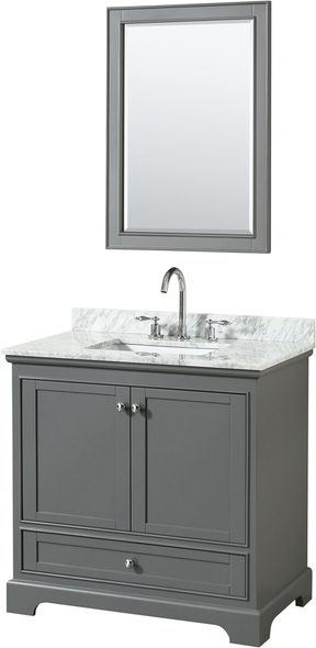 modern bath cabinets Wyndham Vanity Set Dark Gray Modern
