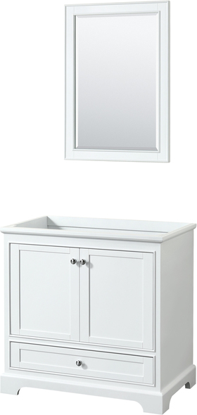 double vanity cabinet only Wyndham Vanity Cabinet White Modern