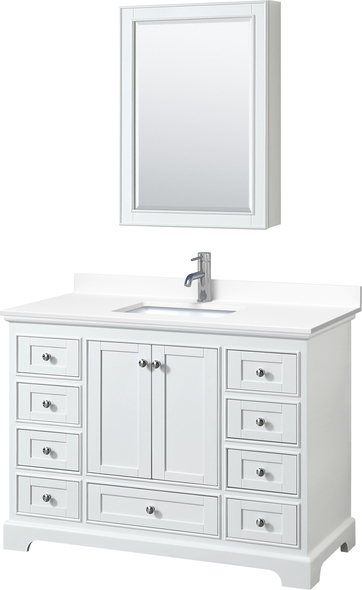 best rated bathroom vanities Wyndham Vanity Set White Modern