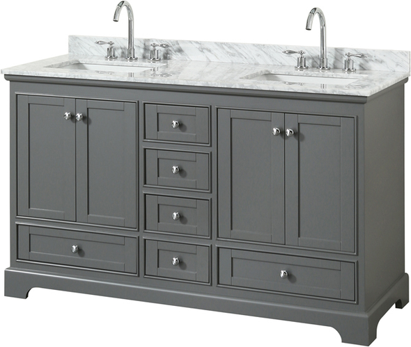 small sink with cabinet Wyndham Vanity Set Dark Gray Modern