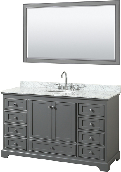 40 inch vanity cabinet Wyndham Vanity Set Dark Gray Modern