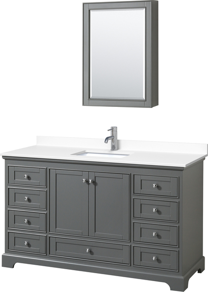 vintage bathroom sink unit Wyndham Vanity Set Dark Gray Modern