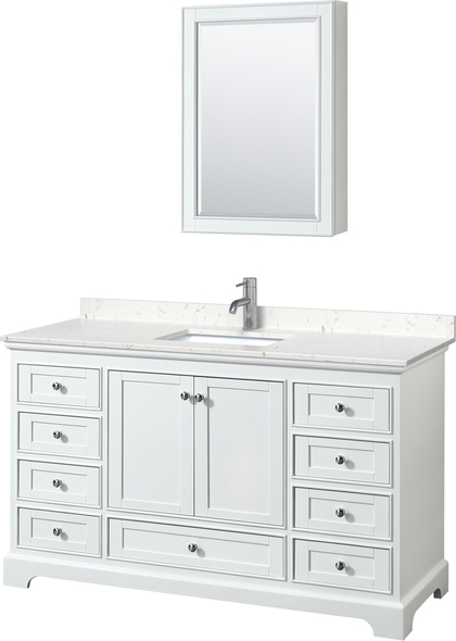 lowes small sink vanity Wyndham Vanity Set White Modern