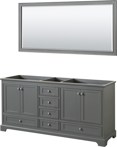 install new bathroom vanity Wyndham Vanity Cabinet Dark Gray Modern