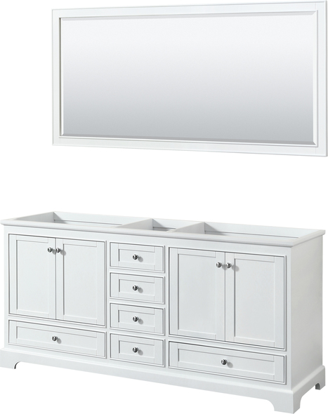 60 inch double sink vanity Wyndham Vanity Cabinet White Modern
