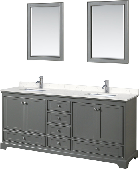 two vanity bathroom ideas Wyndham Vanity Set Dark Gray Modern