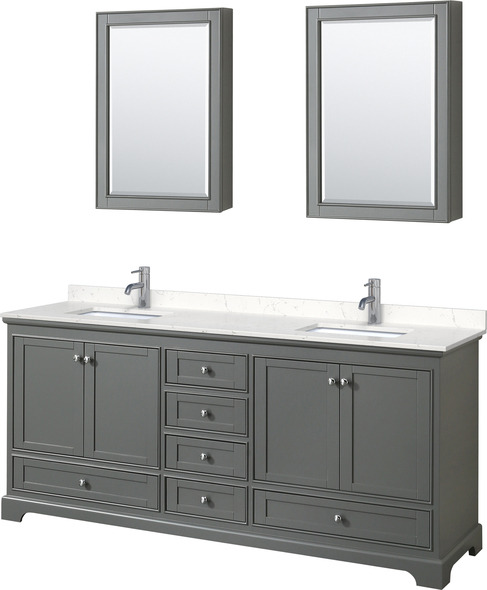 60 inch vanity countertop Wyndham Vanity Set Dark Gray Modern