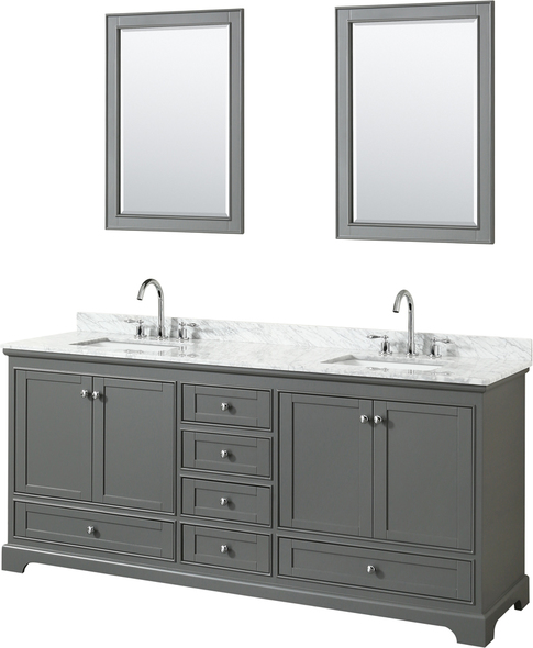 60 inch double vanity bathroom Wyndham Vanity Set Dark Gray Modern