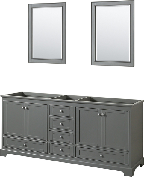 vanity in washroom Wyndham Vanity Cabinet Dark Gray Modern