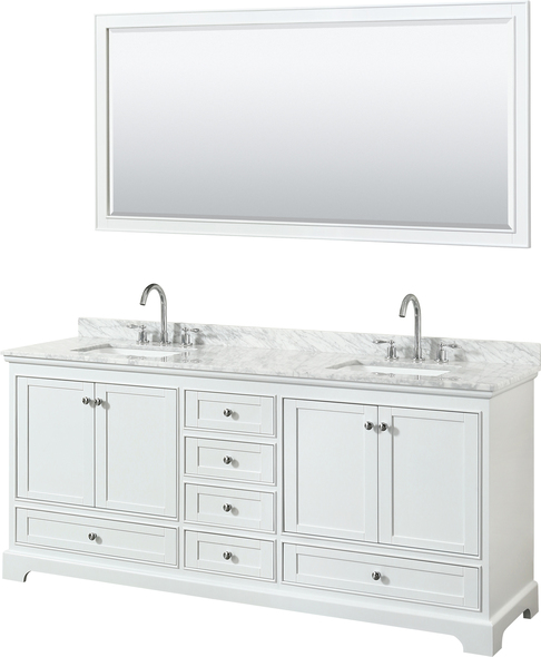 small double vanity bathroom Wyndham Vanity Set White Modern