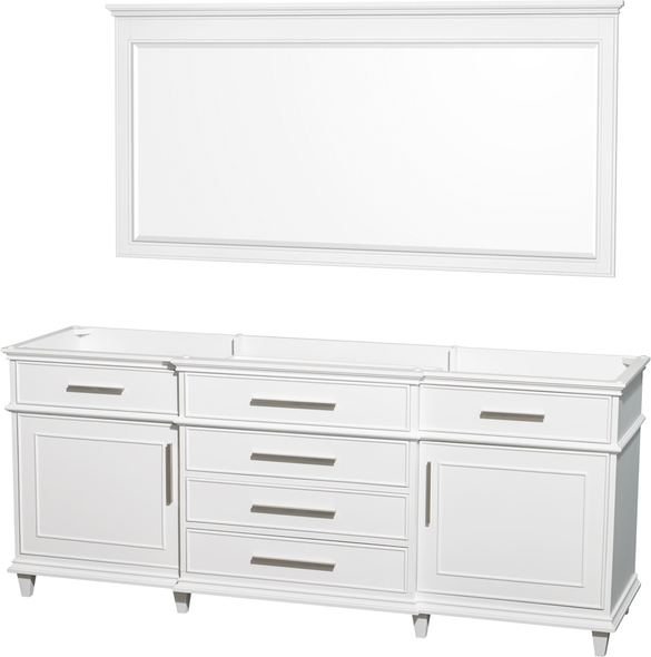 double vanity with tower Wyndham Vanity Cabinet White Modern