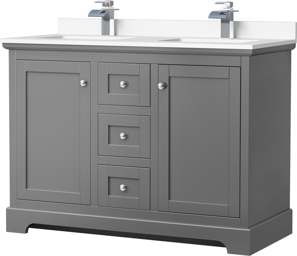 dark bathroom cabinets Wyndham Vanity Set Dark Gray Modern