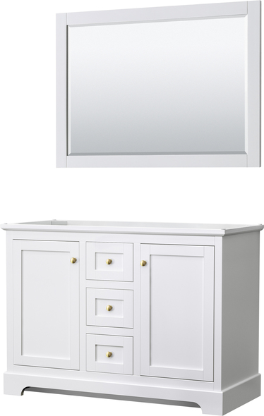 best small vanity Wyndham Vanity Cabinet White Modern