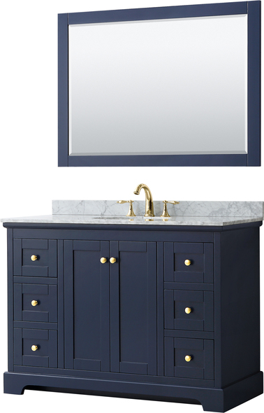 72 inch vanity cabinet Wyndham Vanity Set Dark Blue Modern