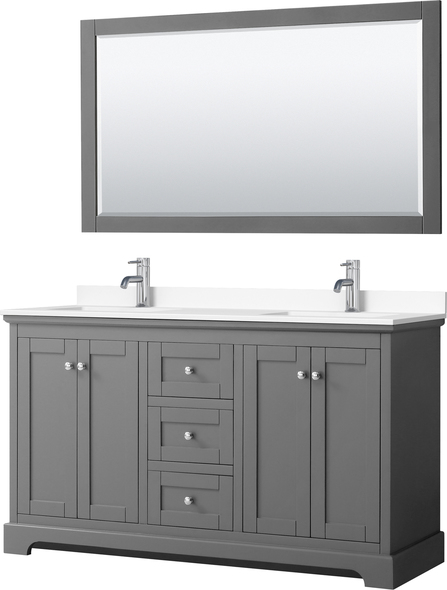 one sink vanity Wyndham Vanity Set Dark Gray Modern