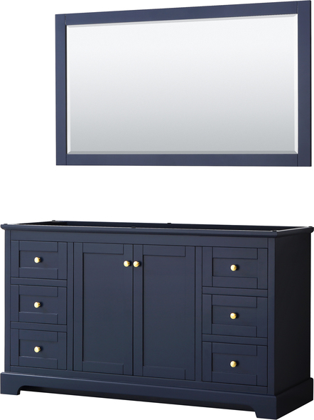 oak bathroom vanity 30 inch Wyndham Vanity Cabinet Dark Blue Modern