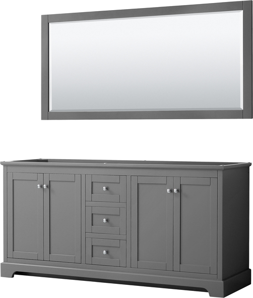 40 inch bathroom vanity with top Wyndham Vanity Cabinet Dark Gray Modern