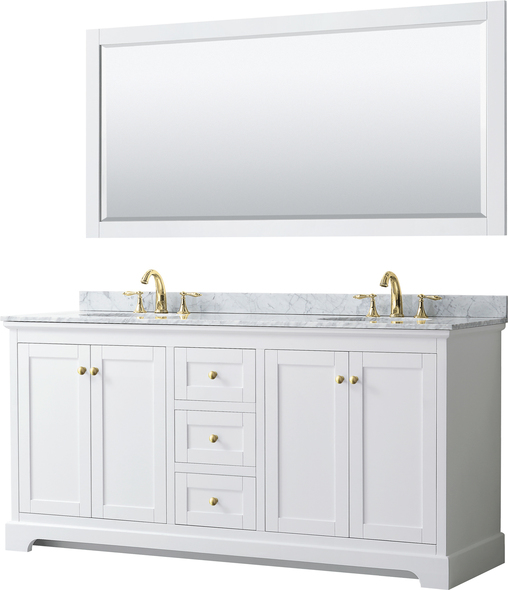bathroom sink top view Wyndham Vanity Set White Modern