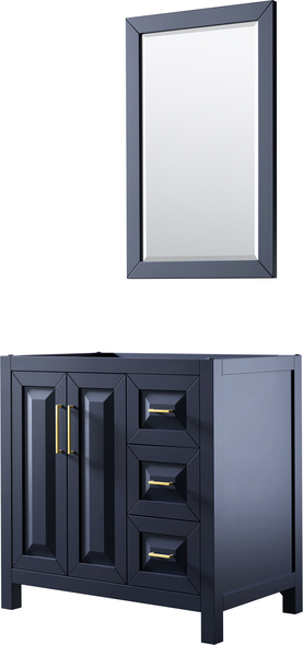 30 wood vanity Wyndham Vanity Cabinet Dark Blue Modern