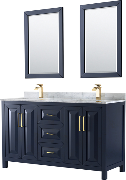 design house bathroom vanity Wyndham Vanity Set Dark Blue Modern