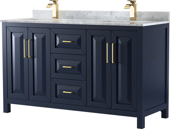 30 bathroom vanities with tops Wyndham Vanity Set Dark Blue Modern