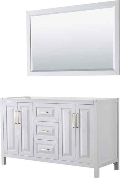 complete bathroom vanity sets Wyndham Vanity Cabinet White Modern