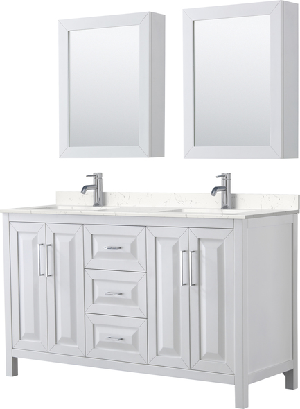 twin sink vanity unit Wyndham Vanity Set White Modern