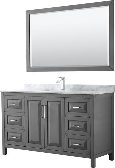 70 inch vanity top single sink Wyndham Vanity Set Dark Gray Modern