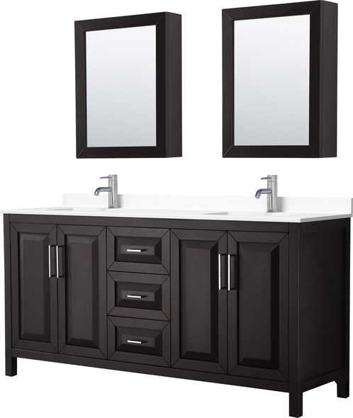 bathroom cabinet between sinks Wyndham Vanity Set Espresso Modern