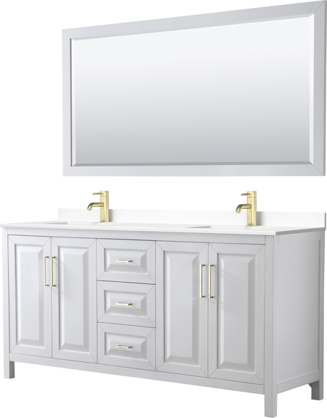 antique sink vanity Wyndham Vanity Set White Modern