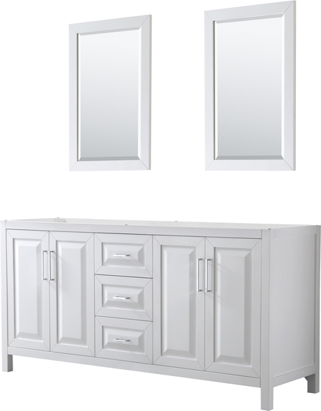 double vanity with storage tower Wyndham Vanity Cabinet White Modern