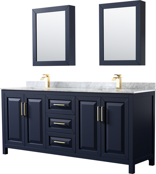 table vanity bathroom Wyndham Vanity Set Bathroom Vanities Dark Blue Modern
