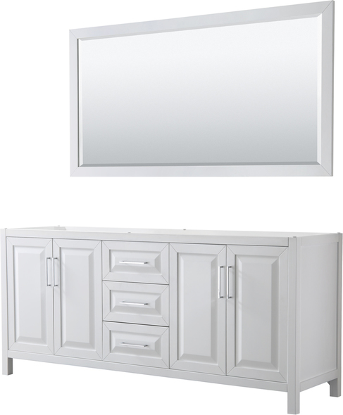 small counter top sink Wyndham Vanity Cabinet White Modern