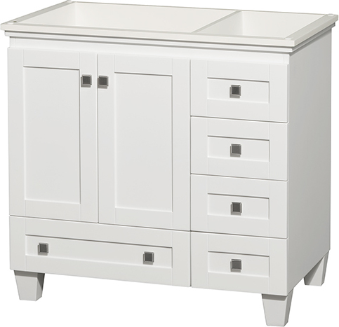 oak bathroom furniture sets Wyndham Vanity Cabinet White Modern