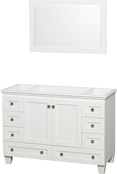 bath tops Wyndham Vanity Cabinet White Modern