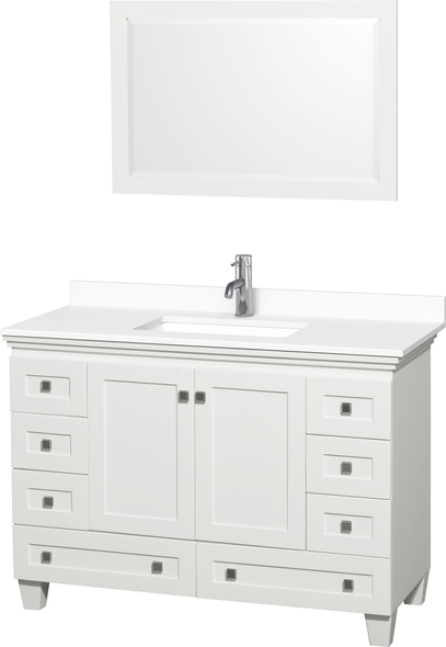 basin vanity design Wyndham Vanity Set White Modern