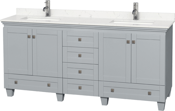 bathroom vanity unit and sink Wyndham Vanity Set Oyster Gray Modern