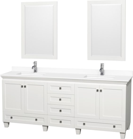 40 vanity bathroom Wyndham Vanity Set White Modern