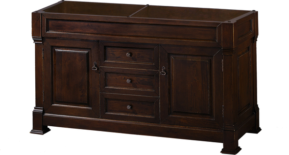 small basin and vanity unit Wyndham Vanity Cabinet Cherry Traditional