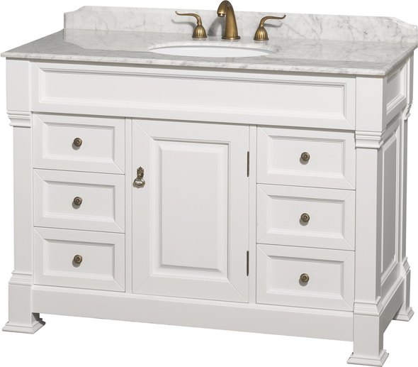 60 inch vanity cabinet Wyndham Vanity Set White Traditional