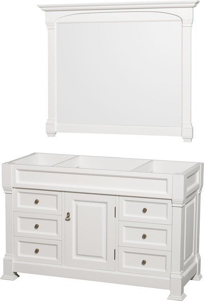 double wood vanity Wyndham Vanity Cabinet White Traditional