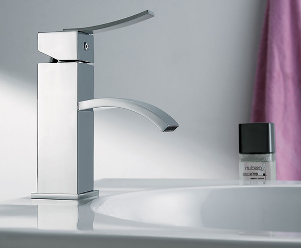 chrome single hole bathroom faucet Alfi Bathroom Faucet Polished Chrome Modern