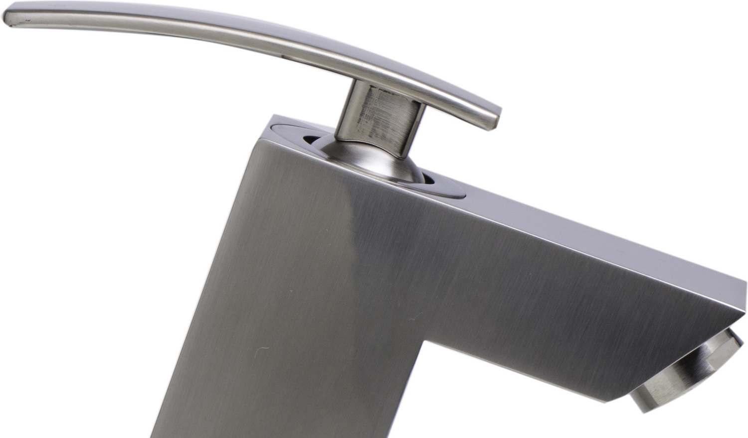 lavatory sink drain Alfi Bathroom Faucet Brushed Nickel Modern