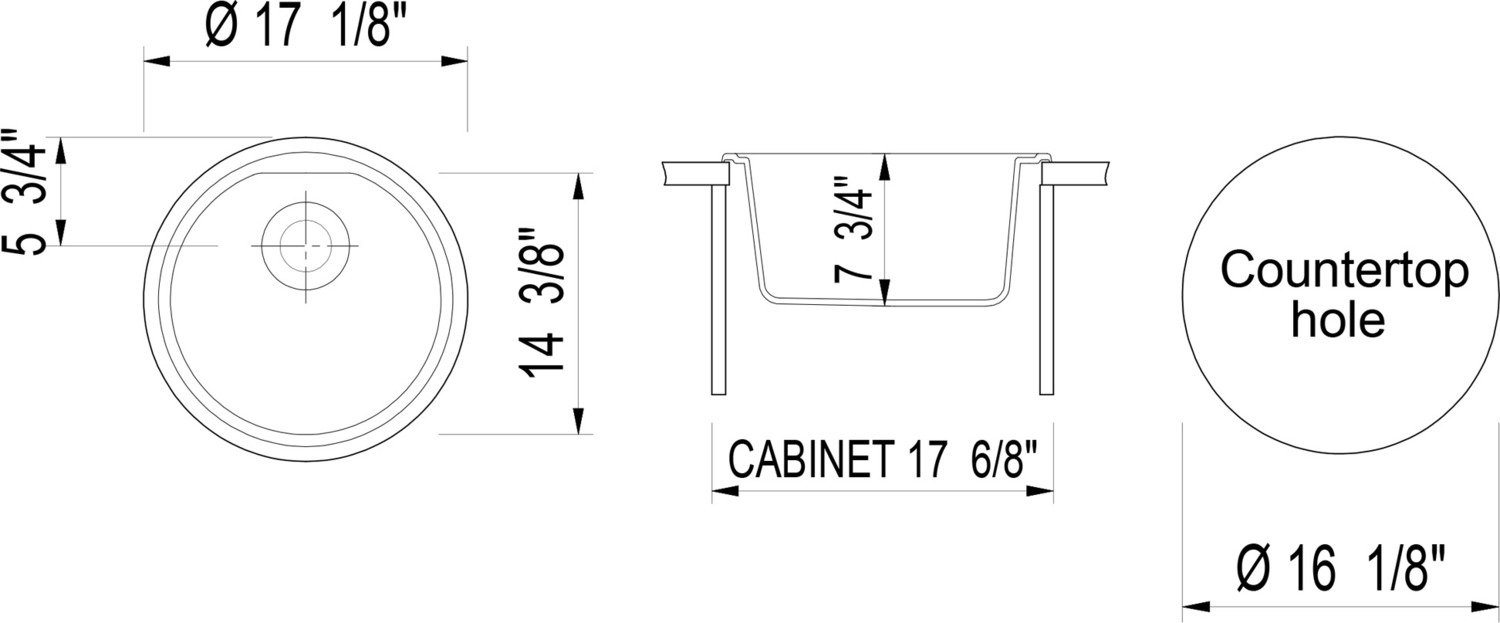 14 gauge undermount stainless steel sink Alfi Kitchen Sink Bar Sinks Black Modern