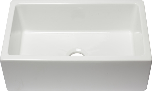 single bowl white sink Alfi Kitchen Sink White Traditional