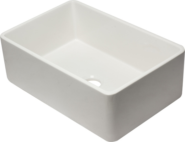 36 x 18 kitchen sink Alfi Kitchen Sink Single Bowl Sinks White Traditional