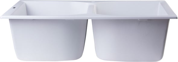 Alfi Kitchen Sink Double Bowl Sinks White Modern