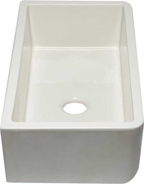 33x18 drop in kitchen sink Alfi Kitchen Sink Single Bowl Sinks Biscuit Traditional